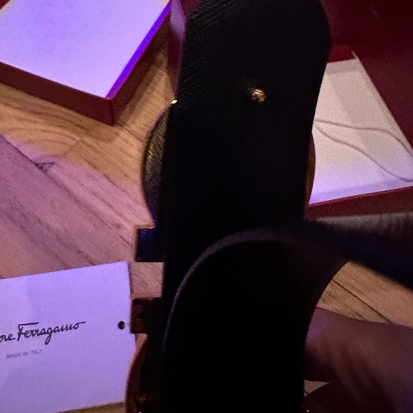 Salvatore Ferragamo Reversible Belt Nero Sunset Calf 95cm 38 [Medium] - Picture 2 of 8